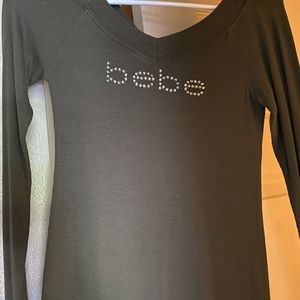 Army green bebe long sleeve